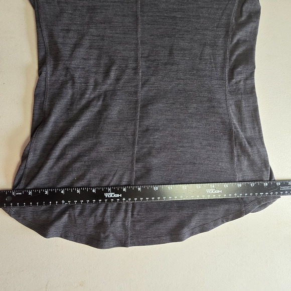 Prana Hoody Women's XS Charcoal Henley Neckline Kangaroo Pouch Long Sleeve - Picture 10 of 14